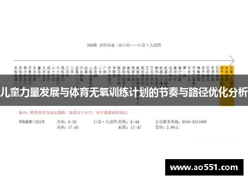 儿童力量发展与体育无氧训练计划的节奏与路径优化分析